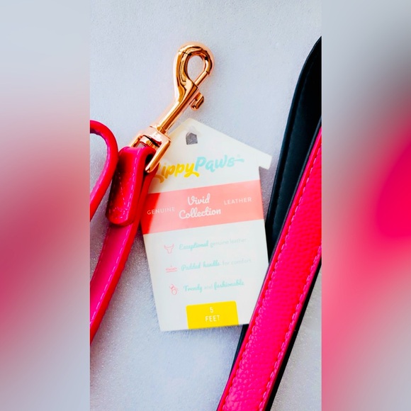 ZippyPaws Vivid Collection Dog Leash 5FT Dog Accessories Premium Leather  NWT - Picture 9 of 14